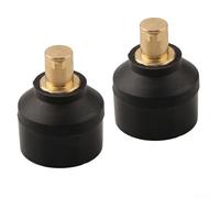 Convertidor WP26V a WP17V, 2 piezas de 35-50 mm a 10-25 mm y 10-25 mm a 35-50 mm, adaptador de cable de latón para kit de conversión de doble tamaño compatible con soldadores MIG para uso industrial