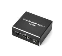 Convertidor y Extractor HDMI 4K x 2K a Óptico SPDIF + 3,5 mm Adaptador Estéreo Modos PASS/2.0CH/5.1CH