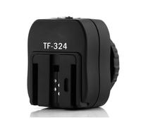 Convertidor Zapatillas Acceso Intermedia TF324 Adaptador con Puerto Sincronización PC Convertidor Zapatillas Hot Shoe para F58AM F42AM F56AM Cámara DSLR