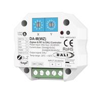 Convertidor Zigbee RF a DALI, compatible con Tuya APP y Philips Hue, controlador 6 en 1 para monocolor CCT RGB RGBW RGB+CCT, 1 dirección, alimentación por bus 15mA@16VDC o 2mA@24VDC