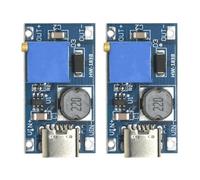 Convertidores de amplificador USB/tipo C de alta eficiencia, salida de 2 A con tipo C o interfaces convertidores de entrada de 2 V-24 V