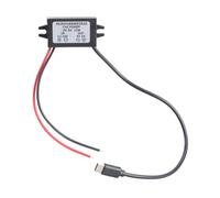 Convertidores de cargadores de coche USB C de 5 V3 A, 12 V, 24 V, regulador de voltaje de entrada para teléfono, tablet, DashCam, aplicaciones de panel solar, fuente de alimentación de cámara de