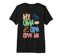 Convertirse en Abuelo y Abuela - Mis Abuelos me Quieren Camiseta Premium