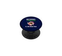 Convertirse en Vegetariano es un Gran bistec perdido PopSockets PopGrip Adhesivo