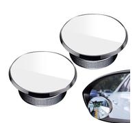 Convex Mirror Car - 2 Pieces Wide Angle 360° Adjustable Suction Cup Design | Side Mirror Auxiliary | Automobile Exterior Automotive Accessories Safe Driving Truck Reversing Family