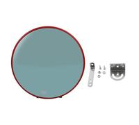 Convex Mirror Wide Angle Adjustable Bracket 24 Inch PC Security Mirror for Parking Lot Driveway Blind Spot Traffic Safety (Tipo interior)