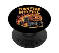 Convierte el miedo en combustible de Halloween PopSockets PopGrip Adhesivo