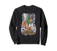 Conviértete en el Amante del dragón mitología Japonesa Koi Fish Art Sudadera