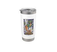 Conviértete en el amante del dragón mitología japonesa Koi Fish Art Vaso térmico de acero inoxidable de doble pared