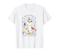 Conviértete en el Cambio - Pride Empowerment Rainbow LGBTQ+ Camiseta