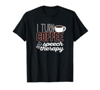 CONVIERTO EL CAFÉ EN Terapia del HABLOGÍA SLP Meme Camiseta gráfica económica