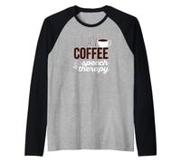 CONVIERTO EL CAFÉ EN Terapia del HABLOGÍA SLP Meme Camiseta Manga Raglan