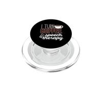 CONVIERTO EL CAFÉ EN Terapia del HABLOGÍA SLP Meme PopSockets PopGrip para MagSafe