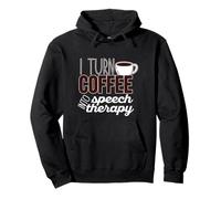 CONVIERTO EL CAFÉ EN Terapia del HABLOGÍA SLP Meme Sudadera con Capucha