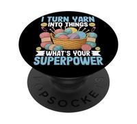 Convierto el hilo en cosas ¿Cuál es tu superpoder PopSockets PopGrip Adhesivo