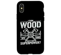 Convierto la Madera en Cosas ¿Cuál es tu Superpoder? Woodworker Carcasa para iPhone X/XS