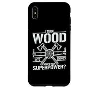 Convierto la Madera en Cosas ¿Cuál es tu Superpoder? Woodworker Carcasa para iPhone XS MAX