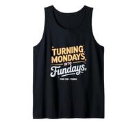 Convirtiendo los lunes en fondos para 130 años Día del Trabajo Camiseta sin Mangas