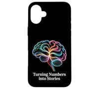 Convirtiendo Números En Historias Científico Datos Carcasa para iPhone 16 Plus
