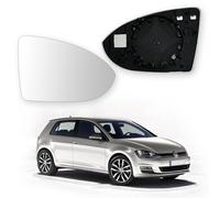 Convitex Golf 7 - Espejo retrovisor derecho 2012-2021, calefactable para Golf 7 5G1 BQ1 BE1 BE2, Golf 7 Variant, cristal de espejo retrovisor convexo GTD GTI TSI TDI, lado del pasajero