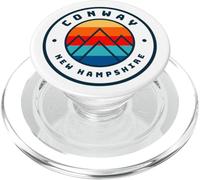 Conway New Hampshire Esquí Snowboard Esquí Viaje Familiar PopSockets PopGrip para MagSafe