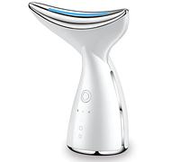 CooBES Masajeador eléctrico de cara y cuello, dispositivo de belleza para rejuvenecimiento de la piel, purifica la piel y encoge los poros, 3 modos, regalos del día de la madre para mujeres