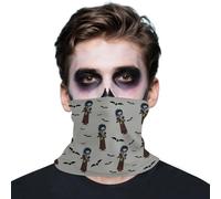 coobopet Mascarilla facial personalizada para Halloween: cubrecuellos y pasamontañas personalizados. Diseña tu propio diseño espeluznante para fiestas, disfraces y regalos de Halloween.