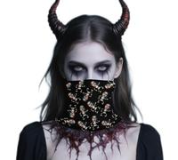 coobopet Mascarilla facial personalizada para Halloween: cubrecuellos y pasamontañas personalizados. Diseña tu propio diseño espeluznante para fiestas, disfraces y regalos de Halloween.