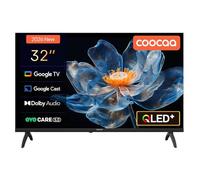 coocaa Smart TV 32 Pulgadas (80 cm) QLED HD, Televisor con Chromecast, HDR10, Dolby Audio, Bluetooth 5.1, Chromecast Integrado, Eye Care, Triple Tuner DVB-T/T2/C/S/S2 Ci+