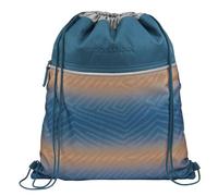 coocazoo Bolsa de gimnasio con bolsillo con cremallera y cordón, elementos reflectantes, trabillas para fijar a la mochila escolar, 10 litros, a partir de 3 grados, Tribes del Pacífico, Bolsa de