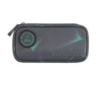 coocazoo Estuche con parche de velcro, estuche para lápices, compartimento principal grande, trabillas para compás y escuadra, compartimento horario, bolsillo con cremallera, a partir de 3 grados
