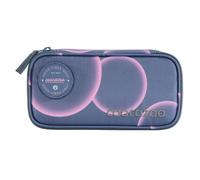 coocazoo Estuche con parche de velcro, estuche para lápices, compartimento principal grande, trabillas para compás y escuadra, compartimento horario, bolsillo con cremallera, a partir de 3 grados