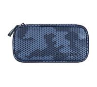 Coocazoo Estuche para lápices, estuche para compás, compartimento para escuadra, compartimento horario, soporte para lápices extraíble, compartimento adicional con cremallera, a partir de la tercera