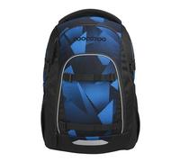 Coocazoo Macuto de macuto ergonómico y ajustable, altura y tamaño ajustable, con correa para el pecho y cinturón de cadera, a partir de 3 grados, Electric Ice - Negro-Azul, Hielo eléctrico