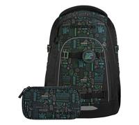 coocazoo Mate Juego de mochilas escolares negro