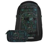coocazoo Mate Juego de mochilas escolares negro