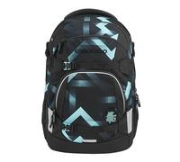 Coocazoo Mochila escolar MATE, ergonómica y ajustable, altura y tamaño ajustable, con correa para el pecho y cinturón de cadera, ligera e individual, a partir de la 3ª clase, Láser Lights, Talla única