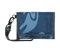 Coocazoo Monedero, cartera con ventana interior y exterior, bolsillo para monedas y tarjetero, cierre de velcro, poliéster, a partir de la tercera clase, Breaking Waves - Azul, Clásico