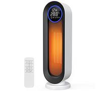COOCHEER Calefactor de cerámica de 2000 W, 3 modos de funcionamiento, Eco Calefacción eléctrica de bajo consumo, Radiador eléctrico, oscilación de 100 ° para el hogar y la oficina