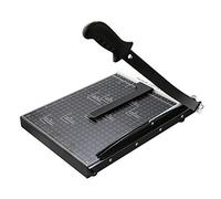 COOCHEER Cortador de papel A4, cortador de fotos, cortador de palanca, cortador de papel, máquina de encuadernación para la escuela y la oficina, color negro