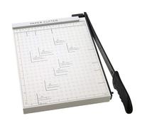 COOCHEER Cortador de papel profesional para cortar fotos, papel A4, color blanco