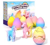 Coodoo Unicornio Eclosionando Huevos Arcoíris - Pack de 6 Juguetes para Niños y Niñas, Regalos para Cumpleaños y Pascua, Edades 3 4 5 6 7 8 Años