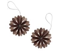Cooee Design 2 Colgantes de Navidad Paper Flowers Coffee