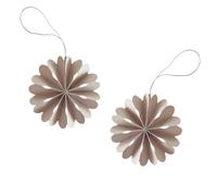 Cooee Design 2 Colgantes de Navidad Paper Flowers Sand