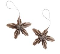 Cooee Design 2 Colgantes de Navidad Paper Stars Pale pink