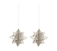Cooee Design Adorno decorativo Paper Nova star set de 2 Sand