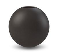 Cooee Design Ball Jarrón en Forma de Bola, 20 cm, Negro