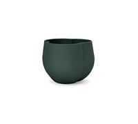 Cooee Design Clover Flower Pot - Jarrón de cerámica (12 cm, 15 cm), Color Verde Oscuro
