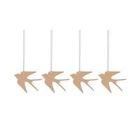 Cooee Design Decoración de Pascua, Acero Inoxidable Gamuza, Beige, 1 cm