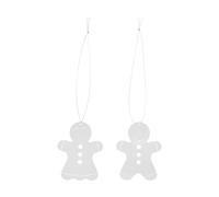 Cooee Design Decoración navideña pepparkaka 6 cm Acero inoxidable